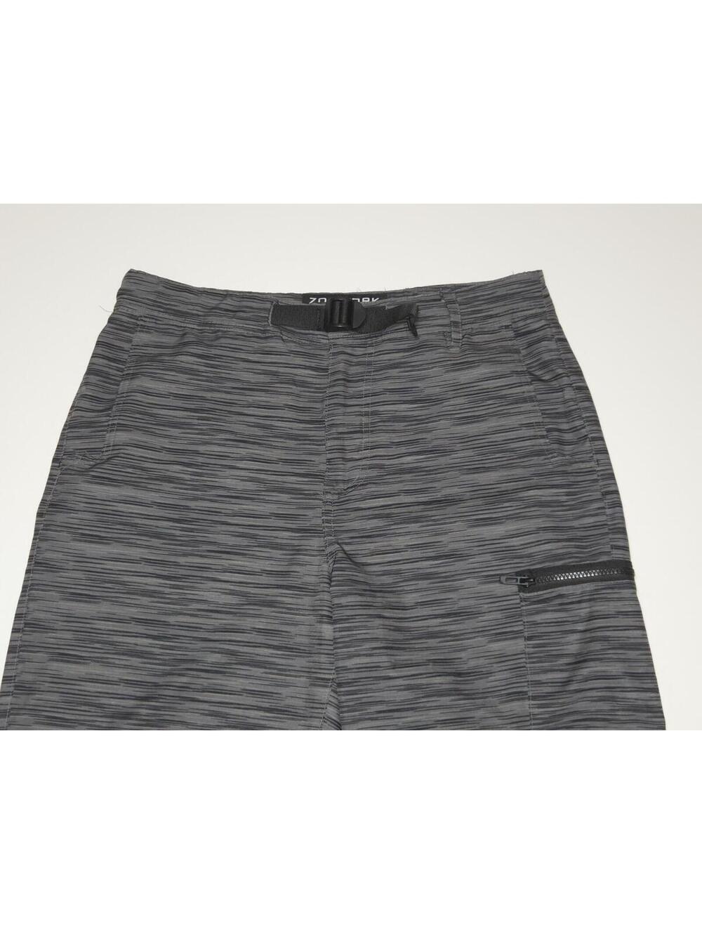 Zoo York Mens Board Shorts Swim Trunks Size 34 Side Zipper Pocket Gray - Picture 2 of 5